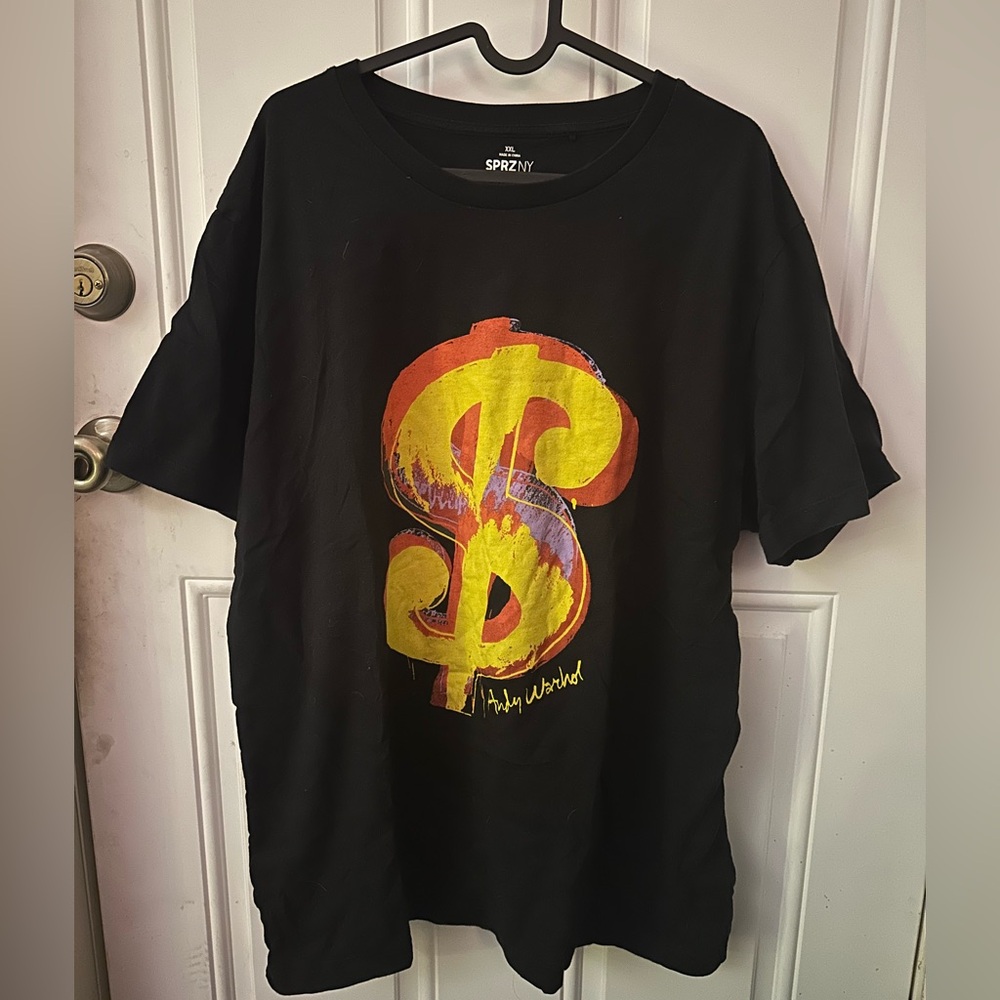 Andy Warhol Dollar Sign tee